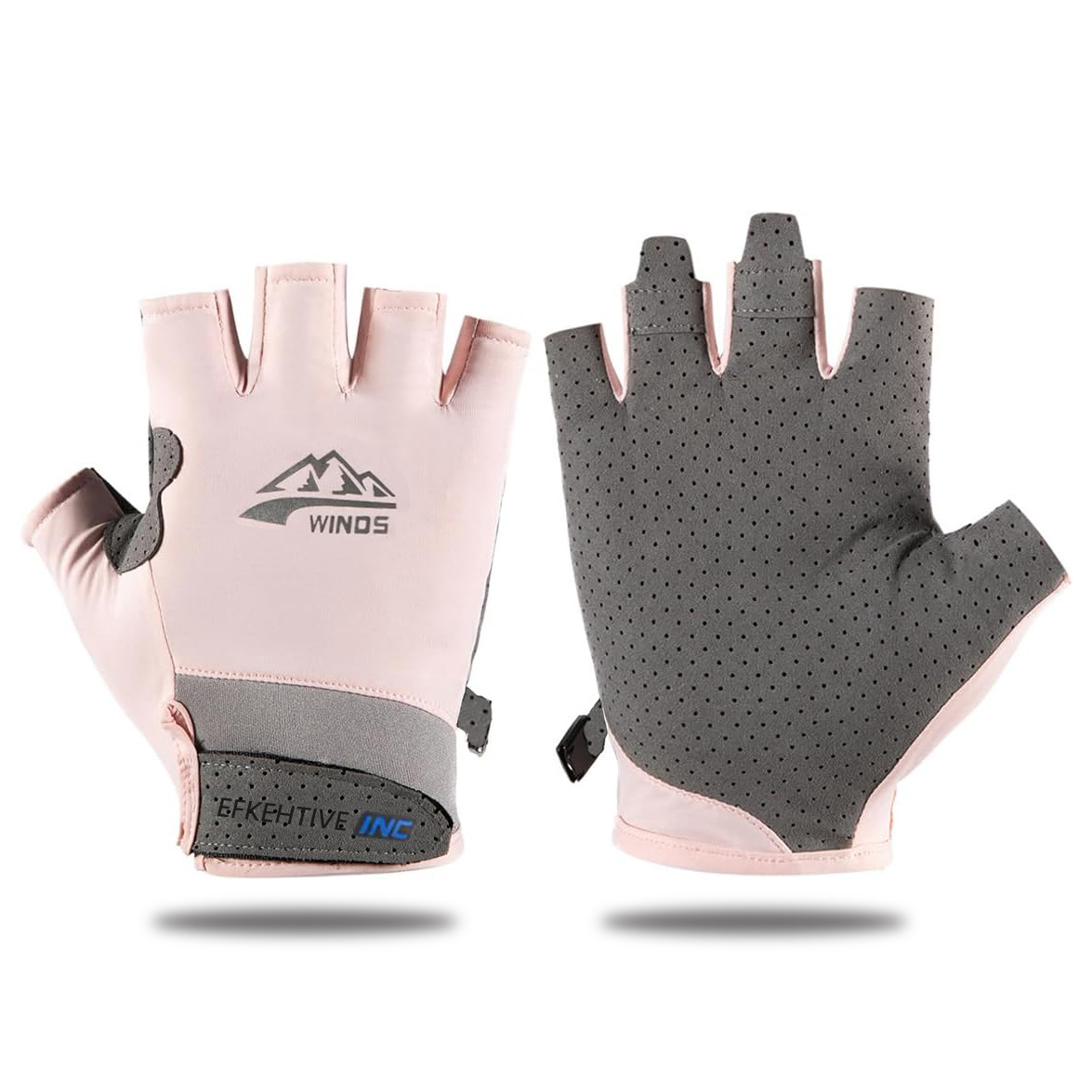 Fishing Kayak Paddle - 1 คู่ Fingerless ขับรถ/ตกปลา/เรือใบ/เรือคายัค/พายเรือ/พายเรือ/UV/ดวงอาทิตย์/ถุงมือป้องกัน