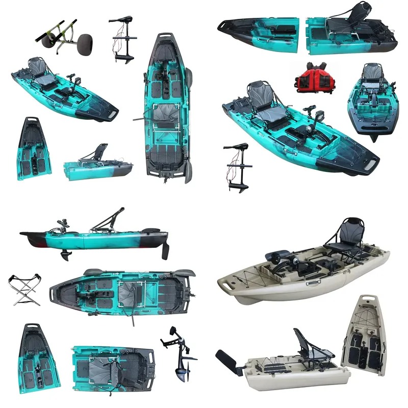Fishing Kayak Seat - เรือคายัคแบบนั่งบน HDPE/PE สำหรับ 1 คน ยอดนิยม