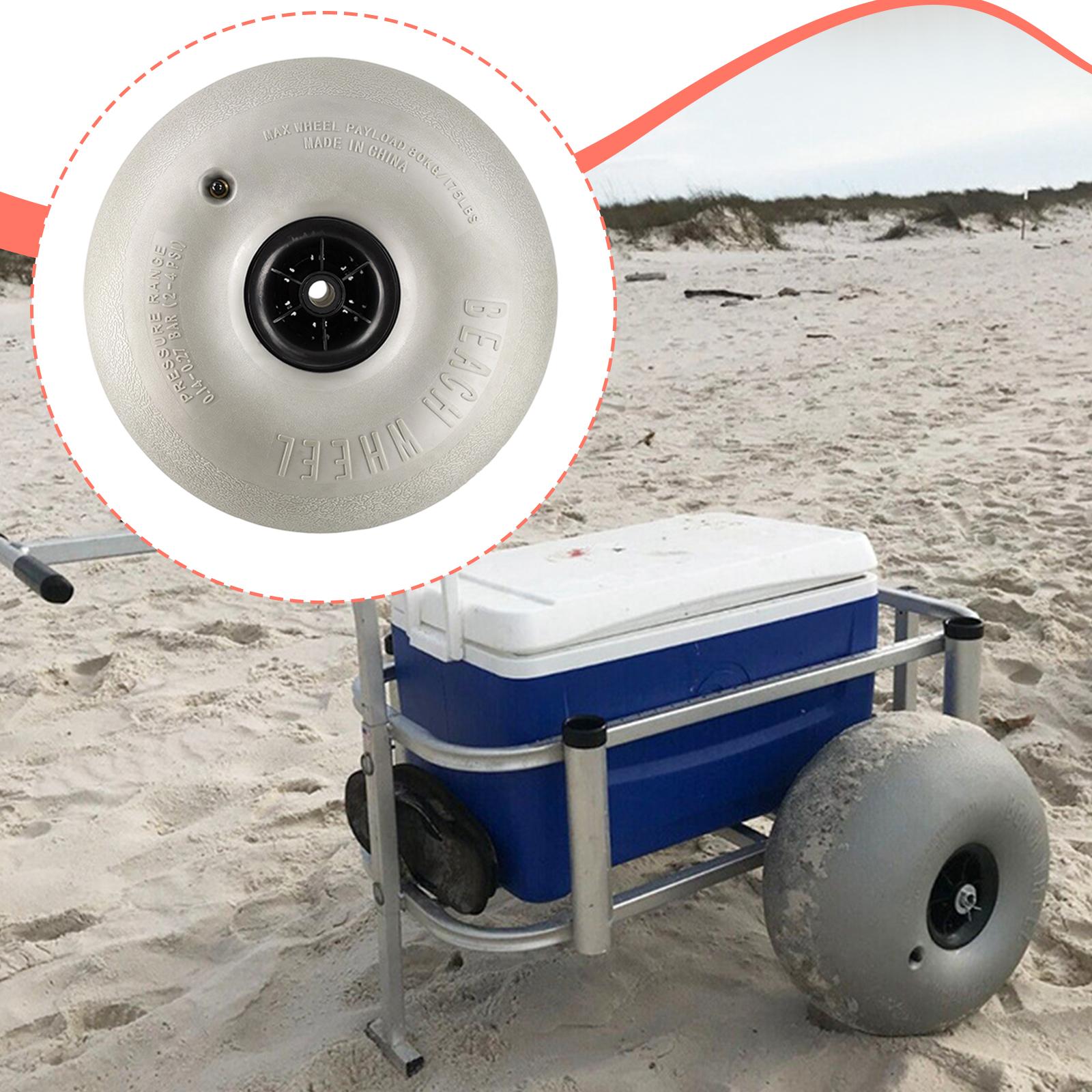 Fishing Kayak Cart - ยางล้อลมแบบเป่าลมขนาด 16 นิ้ว ทำจาก PVC สำหรับเปลี่ยนล้อรถเข็นชายหาด