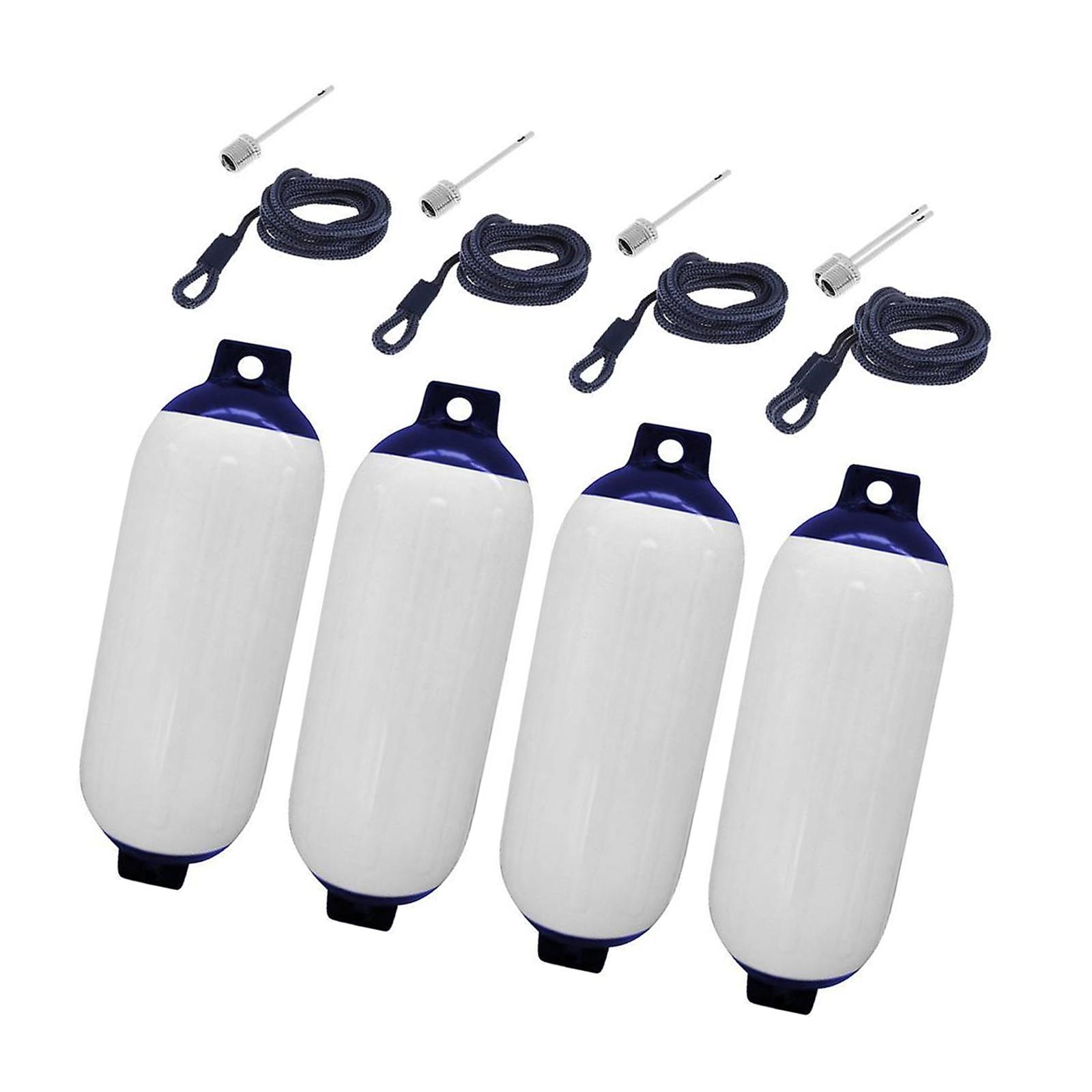Fishing Kayak Inflatable - กันชนเรือ 4 ชิ้น, อุปกรณ์เสริมเรือ, กันชนท่าเรือ, กันชนเรือแบบเป่าลมสำหรับเรือประมง,