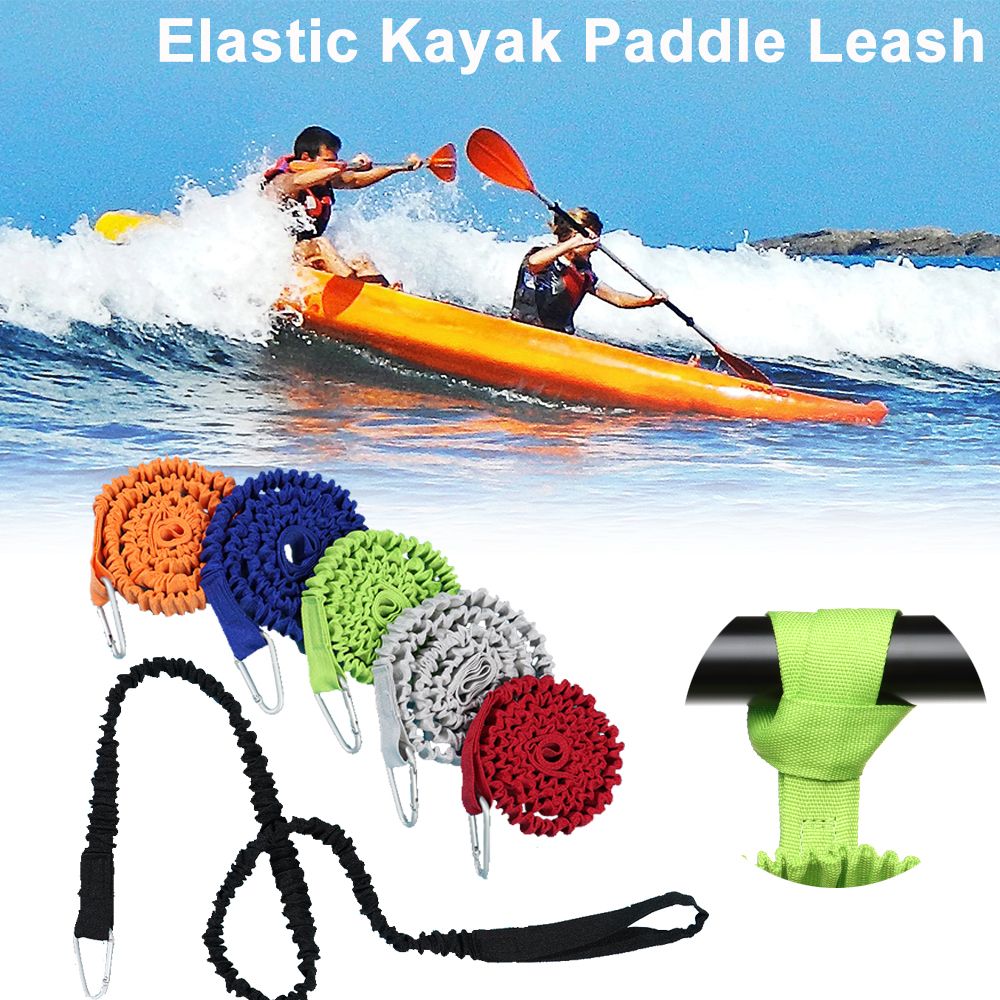 สายจูงเบ็ดตกปลาพายเรือคายัคพาย - Fishing Kayak Paddle Leash บทวิจารณ์และราคา