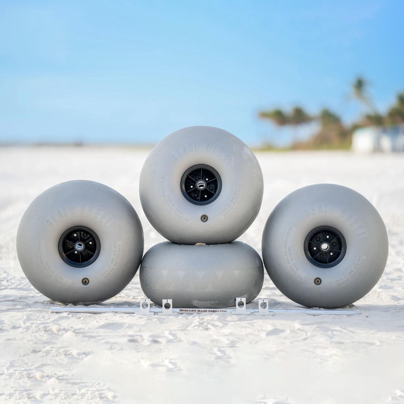 ล้อบอลลูน PVC สำหรับรถเข็นเรือ - Fishing Kayak Cart บทวิจารณ์และราคา