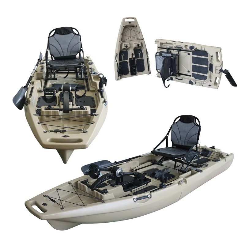 เรือคายัคแบบนั่งบน HDPE/PE สำห - Fishing Kayak Paddle บทวิจารณ์และราคา